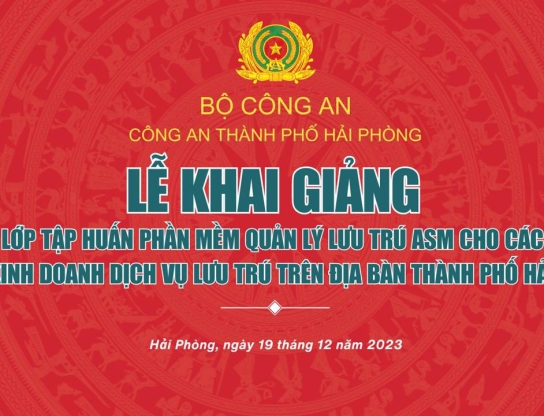 Công ty Cổ phần Giải pháp số và Truyền thông ERA kết hợp tham gia kế hoạch Tập huấn sử dụng phần mềm quản lý lưu trú ASM cho các cơ sở kinh doanh dịch vụ lưu trú trên địa bàn thành phố Hải Phòng